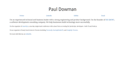 Desktop Screenshot of pauldowman.com